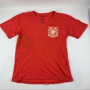 Three Square Tshirt Womens Small Orange OSU Oklahoma State Cowboys